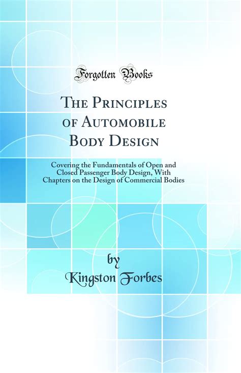 Buy The Principles of Automobile Body Design: Covering the Fundamentals ...