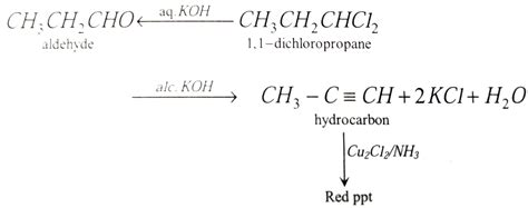 A dihalogen dervative 'X' of a hydrocarbon with three carbon atoms ...
