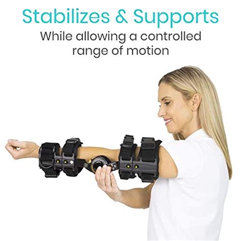 Vive ROM Elbow Brace - Hinged Support Sling Stablizer for Dislocated ...