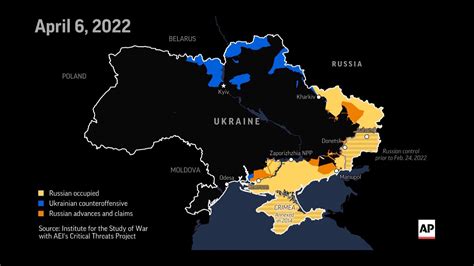 Ukraine Fighting Map