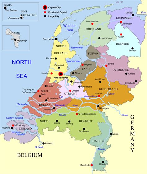 Maps of Netherlands (Holland) | Map Library | Maps of the World