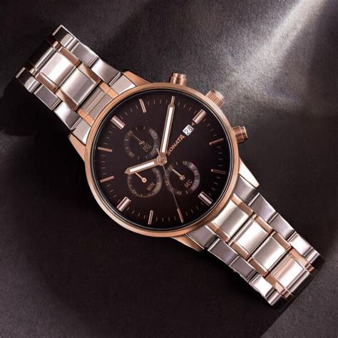 Buy Online Sonata Quartz Multifunction Black Dial Two Toned Stainless ...