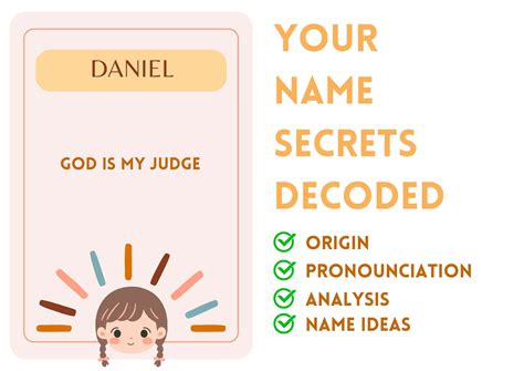 Daniel - Girl Name Meaning and Pronunciation
