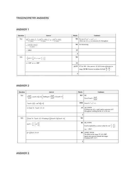 TRIGONOMETRY ANSWERS PAST QUESTION PAPERS .pdf