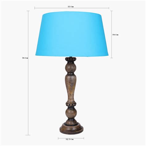 Buy HOMESAKE Wooden Table Lamp from Homesake at just INR 2900.0