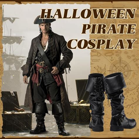 Yearntown Medieval Pirate Boots Men Renaissance Boots India | Ubuy
