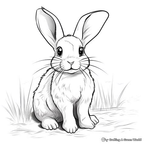 Free Printable Coloring Pages: Bunny Rabbits