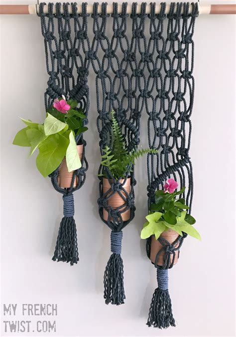 DIY Macrame Table Tutorial 的图像结果