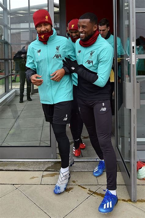 Liverpool look mint fresh in new training kit on return from winter ...