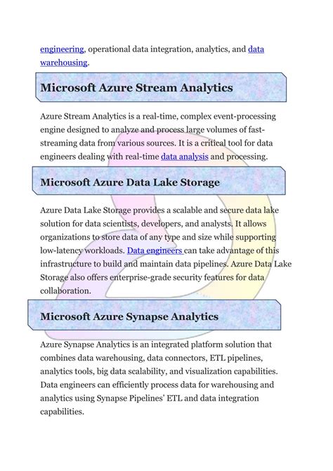 Azure Data Engineering Tools 的图像结果