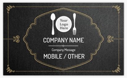 Food Catering Classic Visiting Cards Templates & Designs | Vistaprint