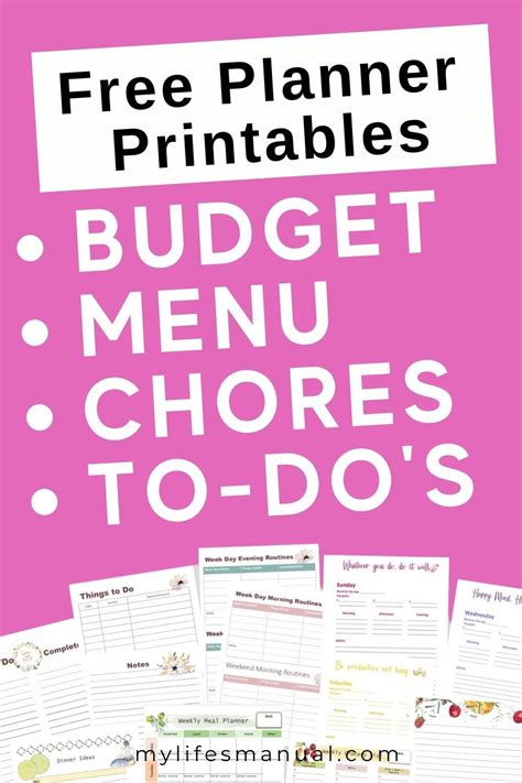 Planner Pages PDF Free 的图像结果