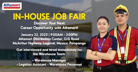 Warehouse Recruitment Event - Mexico, Pampanga, Mexico Pampanga, Pasig ...