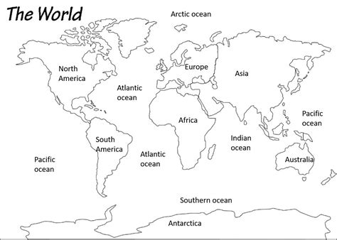on an outline map of the world label or point the following 1 ...