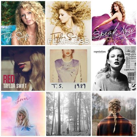 Taylor Swift Album Covers In Order - FranciscoPetersen