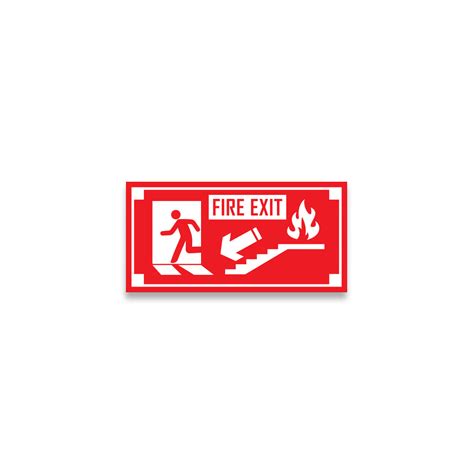 Zackzik Fire Exit Sign Boards – Guide People to Safety Fast – Rhino ...