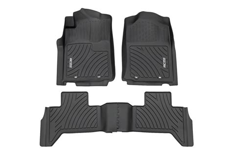 Flex-Fit Floor Mats | Front and Rear | Toyota Tacoma 2WD/4WD (2012-2015 ...