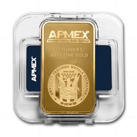 10 oz Gold Bar - APMEX (In Capsule) - Walmart.com