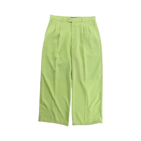 【OTSU】straight silhouette 2-tuck wide slacks -9410- | cv