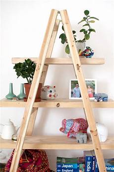 Arrange Things On A Diy Ladder Shelf by Diy Ladder Shelves A Pair A Spare Arrange Things On A Diy Ladder Shelf