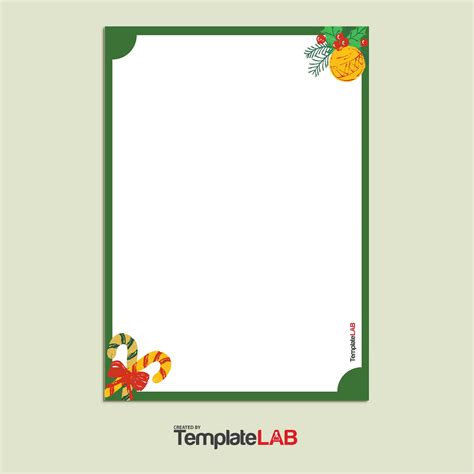 Free Holiday Border Templates For Word - Totally Free Printables