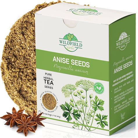 Amazon.com : 24 bags Dried Anise Seeds Anaise Seeds Herb Tea ...