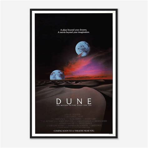 Dune Movie Poster, Dune David Lynch 1984 Poster for Gift - Citiesbox