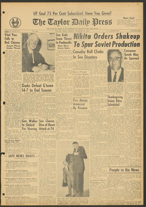 The Taylor Daily Press (Taylor, Tex.), Vol. 49, No. 275, Ed. 1 Monday ...