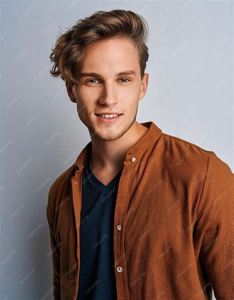 Premium Photo | 22YearOld Male Model in Commercial Photoshoot