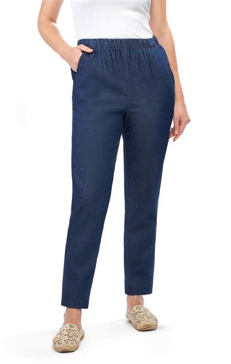 Walmart Women's Pull On Denim Jeans - Soft, Lightweight, Stretchy with ...