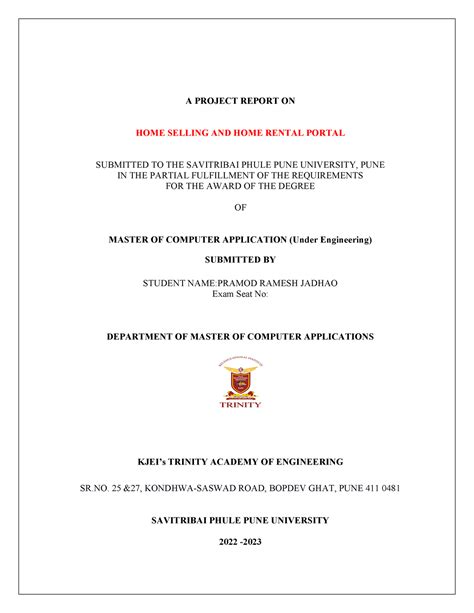 Final Sub Rep - health website - A PROJECT REPORT ON HOME SELLING AND ...