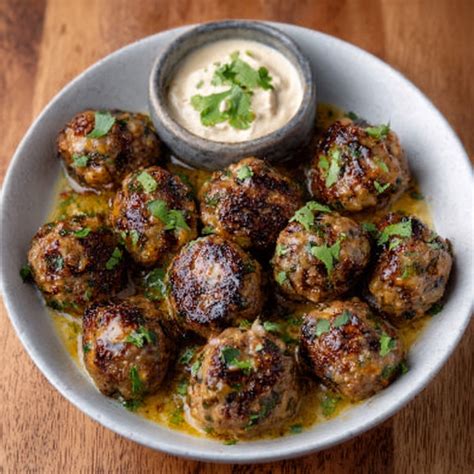 Moroccan Spiced Lamb Meatballs with Tahini Dip Recipe Revealed!