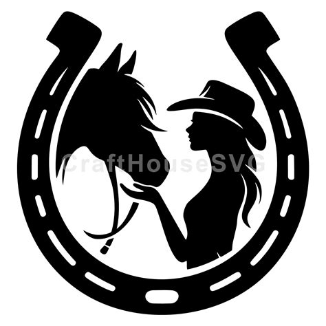 Horseshoe Silhouette Horseshoe Silhouette Horse Stock Illustrations