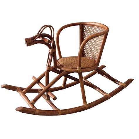 Buy Baby Rocking Horse Ride Toy, Rocking Horse Rattan Small Handmade ...