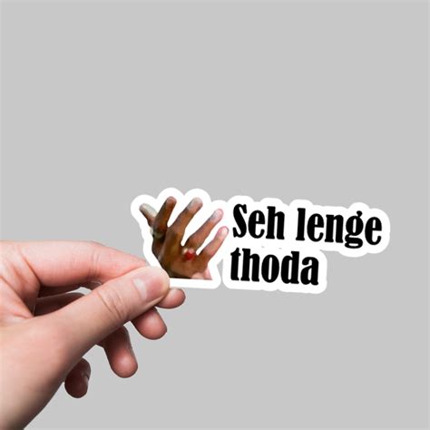 Seh lenge thoda Stickers - Find Resilience and Optimism with ...