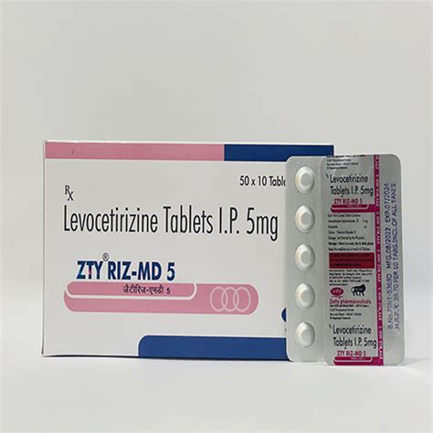 ZTY RIZ-MD5 Tablets Zetty Pharmaceuticals