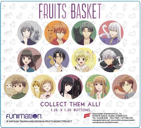 Fruits Basket Character Chart at James Urbina blog