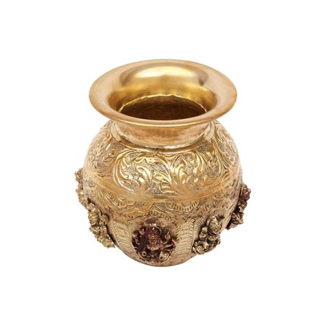 Brass Asth Laxmi Kalash – ShreeYaash