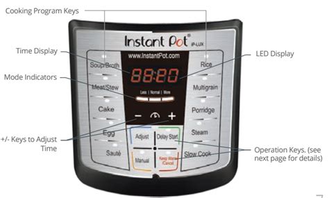 Instant Pot User Manual 的图像结果