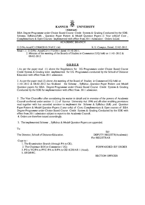 BBA SDE 30 8 18 - Lecture notes - KANNUR UNIVERSITY (Abstract) BBA ...