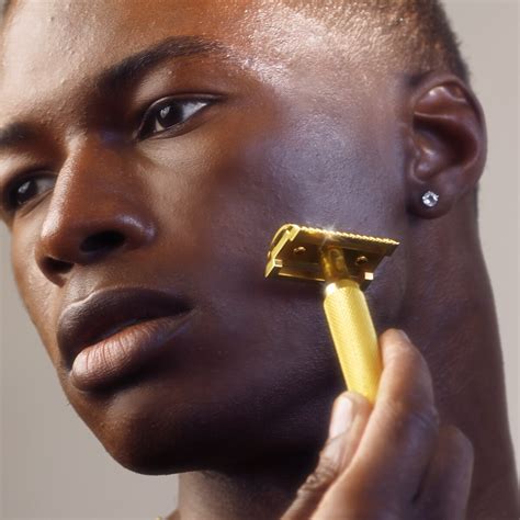 Gold Safety Razor Tried-and-True Unisex Design on Gadget Flow