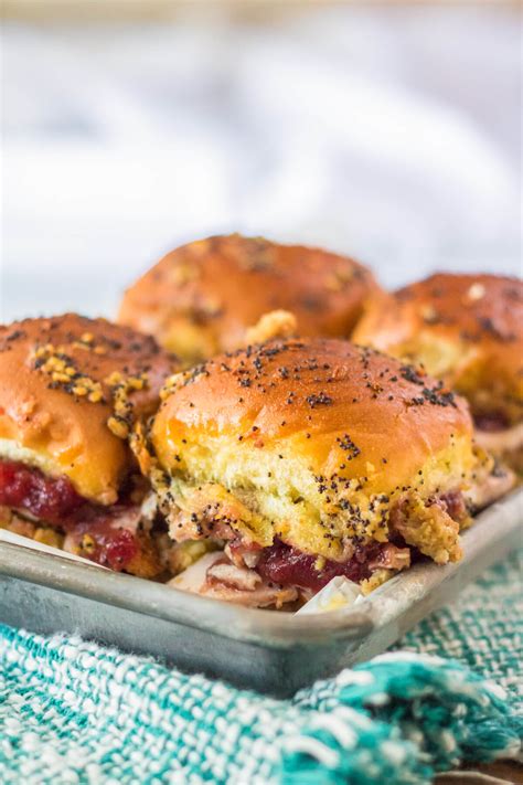 Baked Hawaiian Roll Turkey Sliders - Dish 'n' the Kitchen