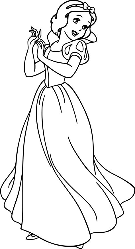 Snow White Turn Coloring Page | Wecoloringpage.com