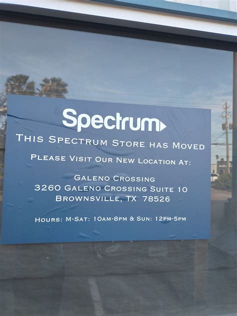 SPECTRUM STORE - 3260 Galeno Crossing Suite 10, Brownsville TX - Hours ...