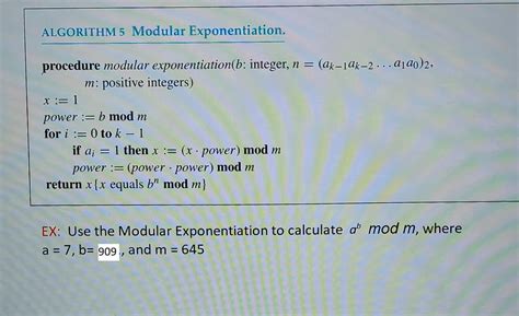 Modular Exponentiation Algorithm 的图像结果