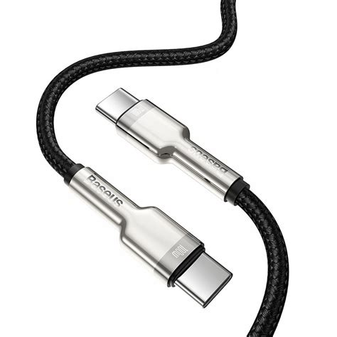Baseus Cafule Metal Data cable USB Type C to Type C 100 W (20 V / 5 A ...