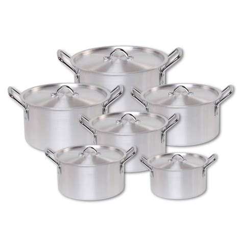 Zebra - 12 Piece Aluminum Cookware pots Set stew pan | Buy Online in ...