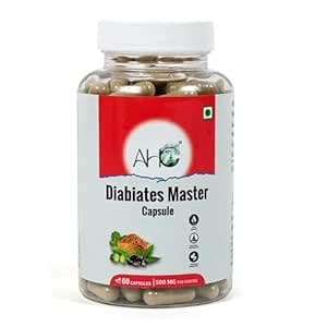 Buy AVHC Diabiates Master Capsules 60 Herbal Capsules | 500mg Ayurvedic ...