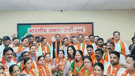 Navi Mumbai: 28 Former Corporators Rejoin BJP Ahead Of NMMC Polls