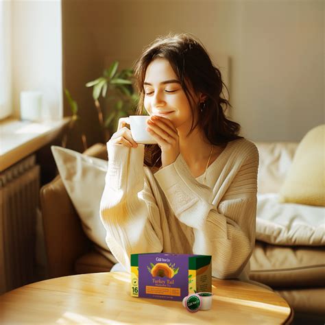 Turkey Tail Mushroom Herbal Tea K-Cup 16 Pods – Gya Tea